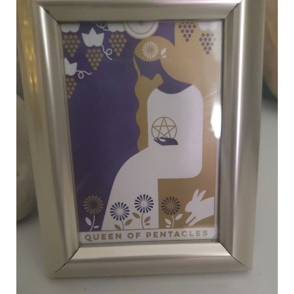 Queen of Pentacles tarot card framed art - Picture 5 of 10